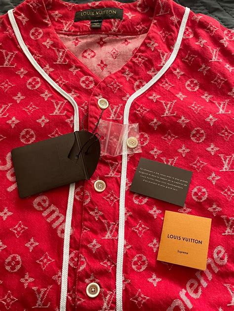 louis vuitton supreme baseball shirt replica|authentic louis vuitton supreme hoodie.